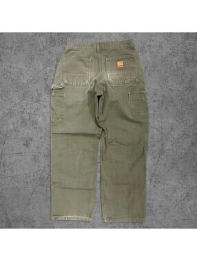Olive Carhartt Dungaree Work Pants